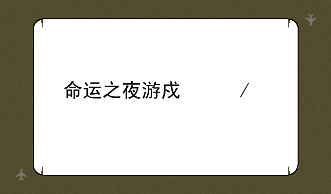 命运之夜游戏下载