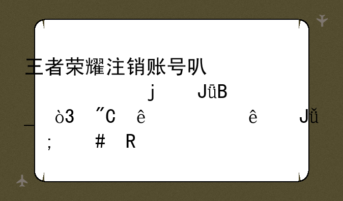 王者荣耀注销账号可以退充的钱吗，成人充了钱怎么申请退款