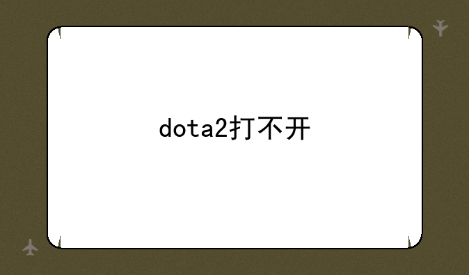 dota2打不开