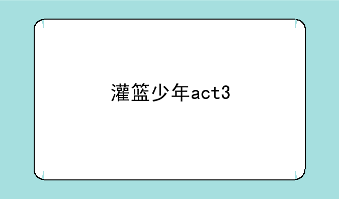 灌篮少年act3